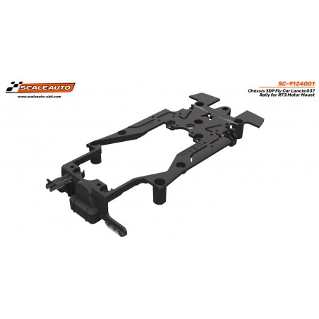 Scaleauto SC-9124G01 Chasis 3DP Lancia 037 Fly soporte RT3
