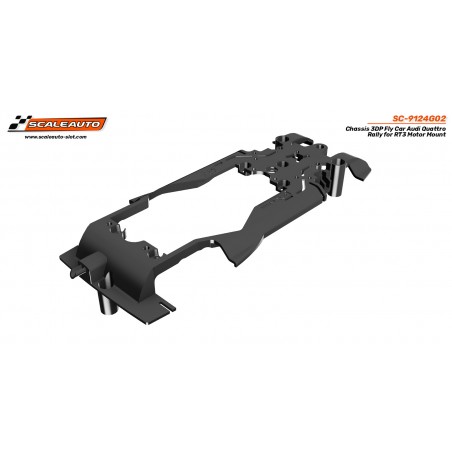 Scaleauto SC-9124G02 Chasis 3DP Audi Quattro Fly soporte RT3