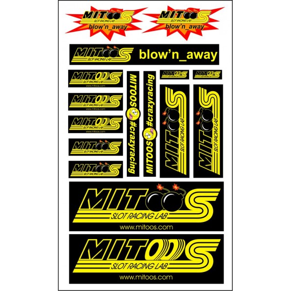 Mitoos M524 Pegatinas Blow
