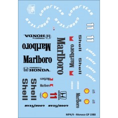 Mitoos M584 Calcas slot F1 McLaren MP4-4 Monaco GP n11 Prost