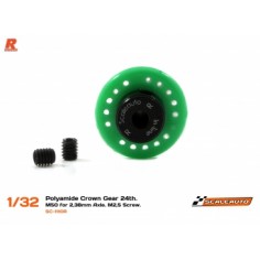SCALEAUTO SC-1110R CORONA 24 DIENTES EN LINEA NYLON