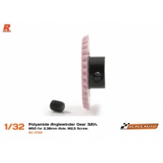 SCALEAUTO SC-1172R CORONA 32DIENTES POLYAMIDE ANGLEWINDER O18mm 2