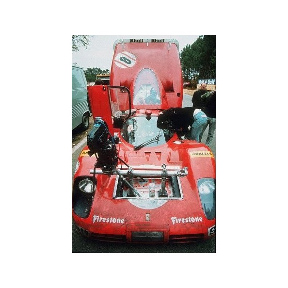 Fly E2064 Ferrari making of Le Mans con cámaras 3d