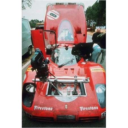 Fly E2064 Ferrari making of Le Mans con cámaras 3d