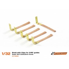SCALEAUTO SC-1646A TRENCILLAS CON CLIP LARGO SUPER-SOFT 3x0.5mm