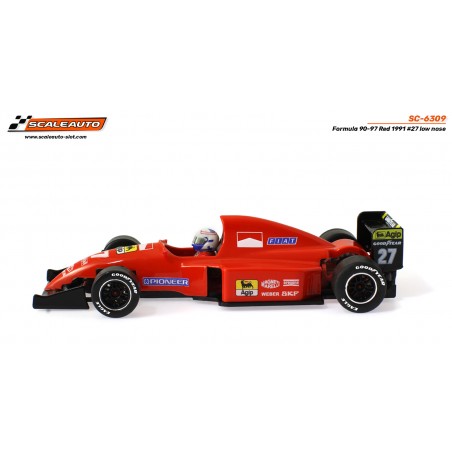 Scaleauto SC-6309 Formula 90-97 Ferrari 1991 n27 morro bajo