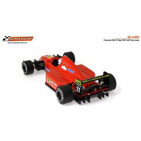Scaleauto SC-6309 Formula 90-97 Ferrari 1991 n27 morro bajo