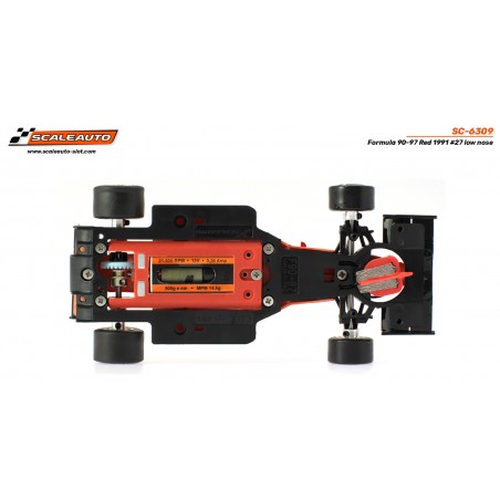 Scaleauto SC-6309 Formula 90-97 Ferrari 1991 n27 morro bajo