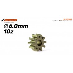 Scaleauto SC-1093E60 Piñón 10 dientes ergal diam 6mm