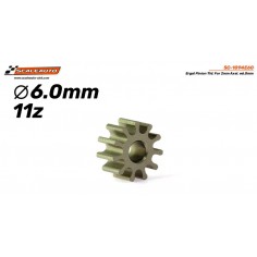 Scaleauto SC-1094E60 Piñón 11 dientes ergal diam 6mm
