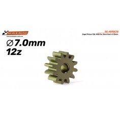 Scaleauto SC-1095E70 Piñón 12 dientes ergal diam 7mm