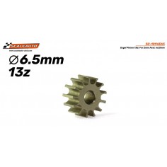 Scaleauto SC-1096E65 Piñón 13 dientes ergal diam 6.5mm