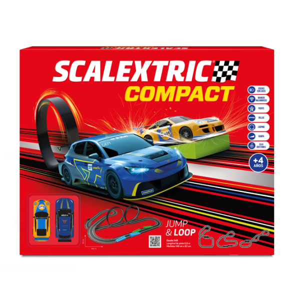 Circuito Scalextric Compact Jump & Loop