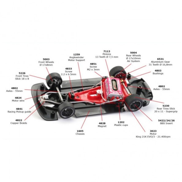 NSR 0313AW Mercedes AMG GT3 EVO kit en blanco AW