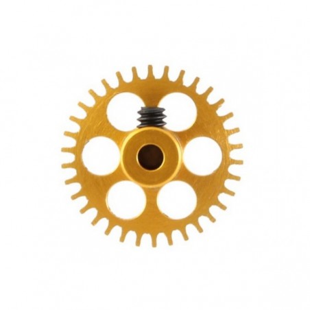 NSR 6034 Corona 34 dientes sidewinder diam 17.5mm aluminio