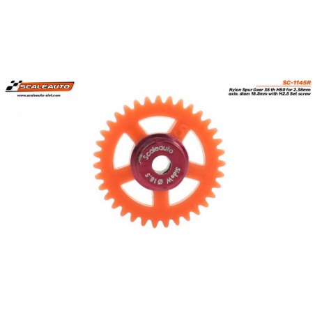 SCALEAUTO SC-1145R CORONA 35 DIENTES SIDEWINDER