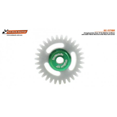 Scaleauto SC-1171BR Corona 31 dientes ángulo reverse diam 17mm
