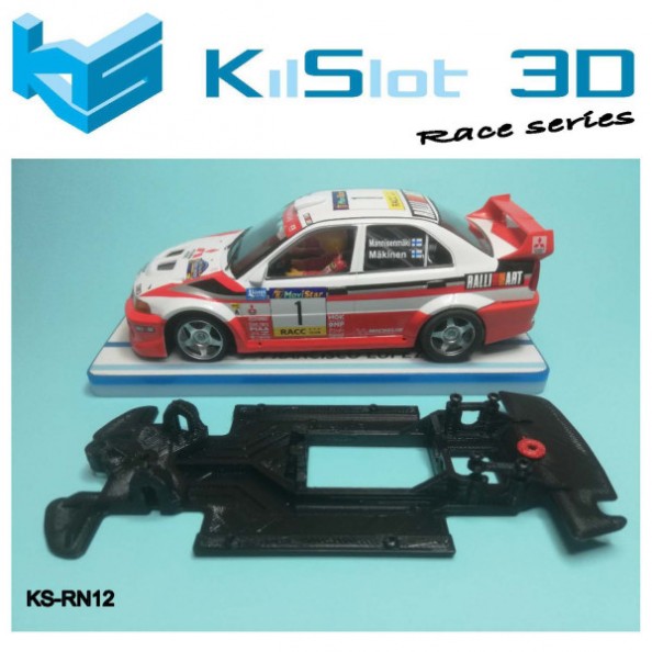Kilslot KS-RN12 Chasis lineal Race Soft Mitsubishi Evo V-VI Scaleauto