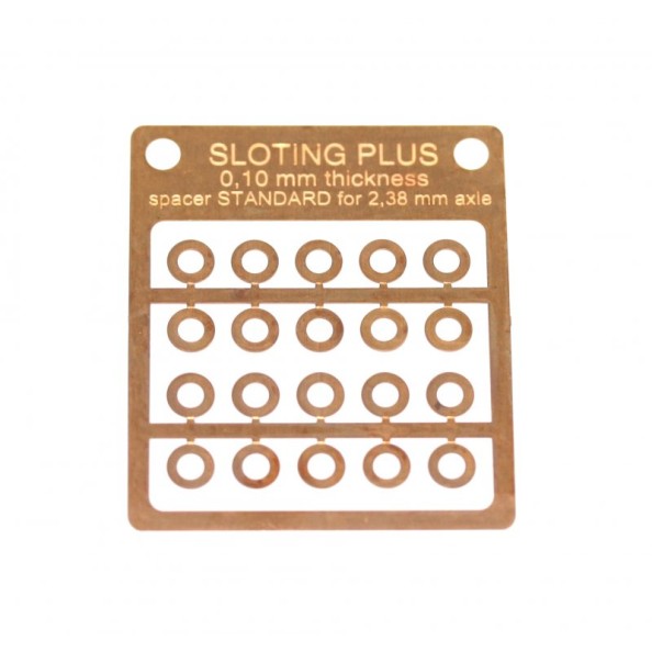 Sloting Plus SP062111 20 Separador bronce 0,10 mm eje 2,38