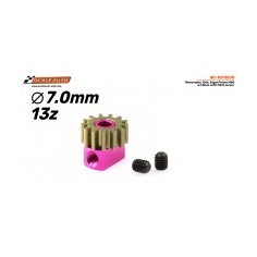 Scaleauto SC-1073E70 Piñón 13 dientes ergal diam 7.0mm