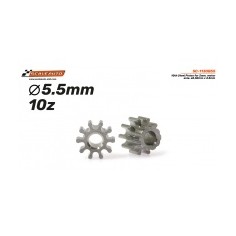 SCALEAUTO SC-1130B55 Piñón 10 dientes acero diam 5.5mm
