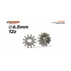 Scaleauto SC-1132B65 Piñón 12 dientes acero diam 6.5mm
