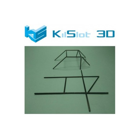 KILSLOT KS-PBA1 BARRAS ANTIVUELCO 1/24 ADAPTABLES A DIFERENTES CARROCERÍAS