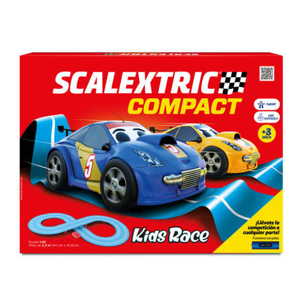 Circuito Scalextric Compact Kids Race