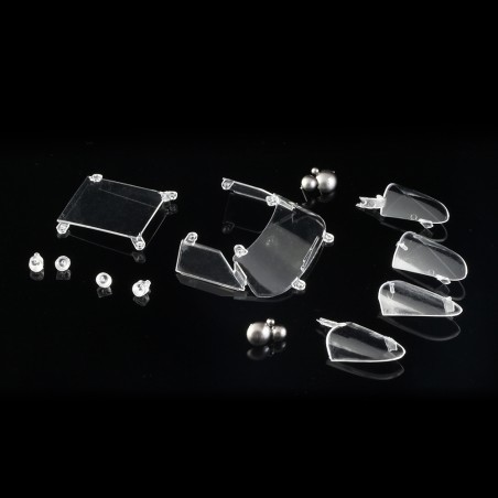 NSR-1324 Cristal y luces Ford GT MK IV