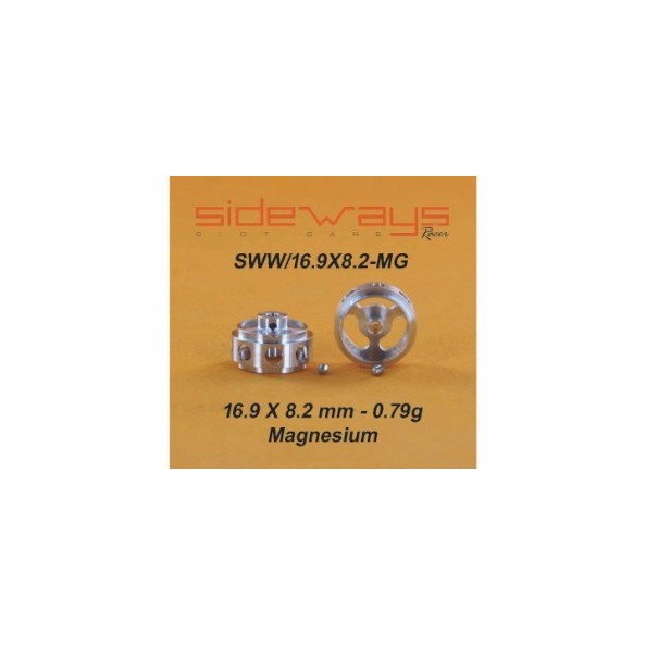SIDEWAYS RC-SWW1698MG LLANTAS MAGNESIO 16,9x8,2mm ALIGERADAS
