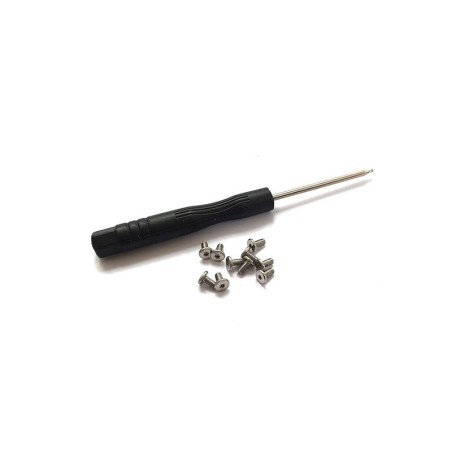 Tectime TT1704 Tornillos sujección motor cabeza fina Torx T5 + destornillador