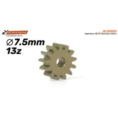 Scaleauto SC-1096E75 Piñón 13 dientes ergal diam 7.5mm