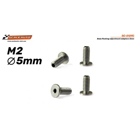 Scaleauto SC-5129C Tornillería especial Body Floating System M2x5mm