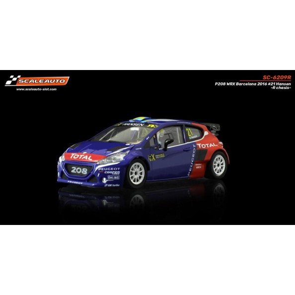Scaleauto SC-6209R Peugeot 208 WRX Barcelona...