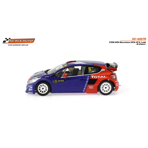 Scaleauto SC-6207R Peugeot 208 WRX Barcelona...