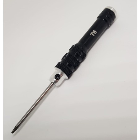 Mitoos M131 Destornillador Mitoos punta Torx T6 con mango de aluminio Pro.