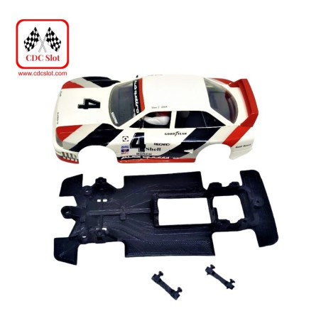 CDC MBIL263 Chasis 3d Audi 90 GTO de Scalextric monoblock