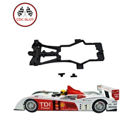 CDC AWS355 Chasis 3d Audi R10/Porsche Spyder de Avant Slot cuna Slot.it