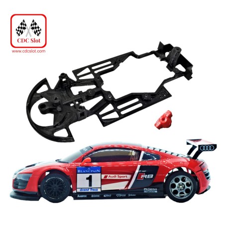 CDC AW249 Chasis 3d Audi R8 GT3 Ninco Skeleton AW (Carrocería chasis universal)