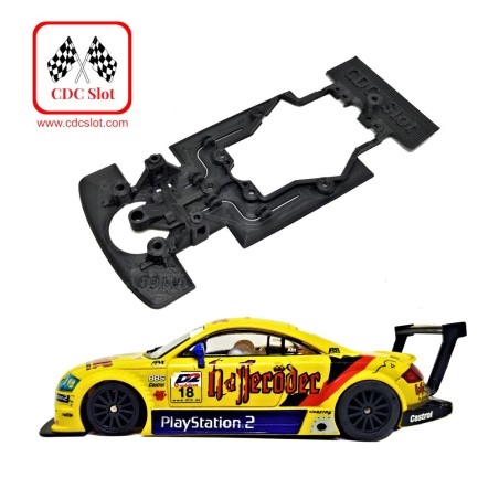 CDC AW160 Chasis 3d Audi TT de Scalextric cuna Slot.it