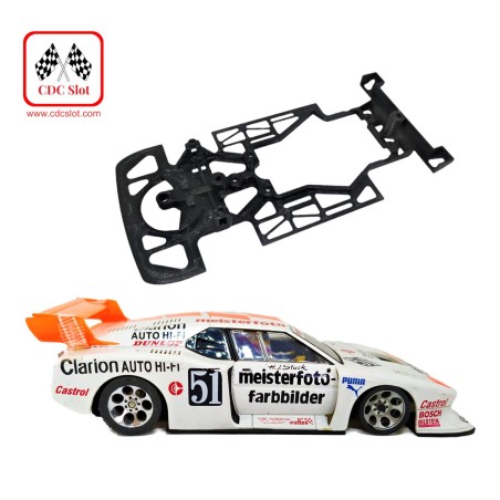 CDC AW253 Chasis 3d Skeleton BMW M1 Gr5 Sideways cuna Slot.it