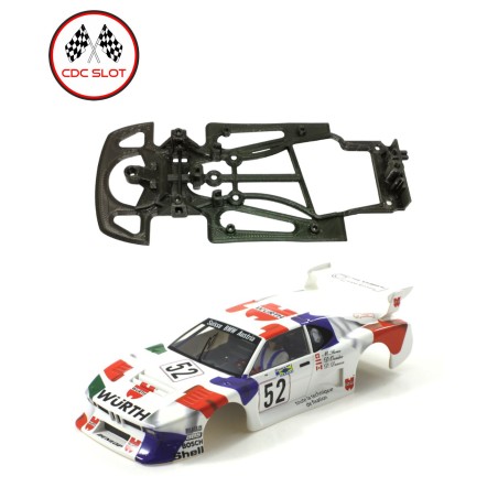 CDC RT4385 Chasis 3d Skeleton BMW M1 Gr5  Scaleauto cuna RT4