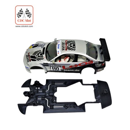 CDC AW333 Chasis 3d BMW M3 GTR Ninco cuna Slot.it