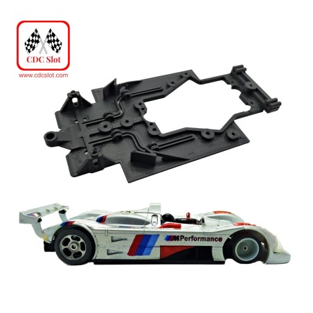 CDC AW115 Chasis 3d BMW V12 LMR Scaleauto cuna Slot.it