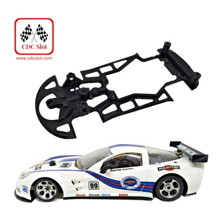 CDC AWS262 Chasis 3d Skeleton Corvette C6R NSR cuna Slot.it