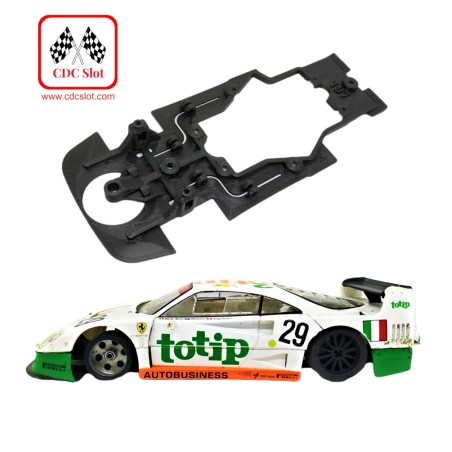 CDC AW197 Chasis 3d Ferrari F40 de Slot.It/Policar cuna Slot.it