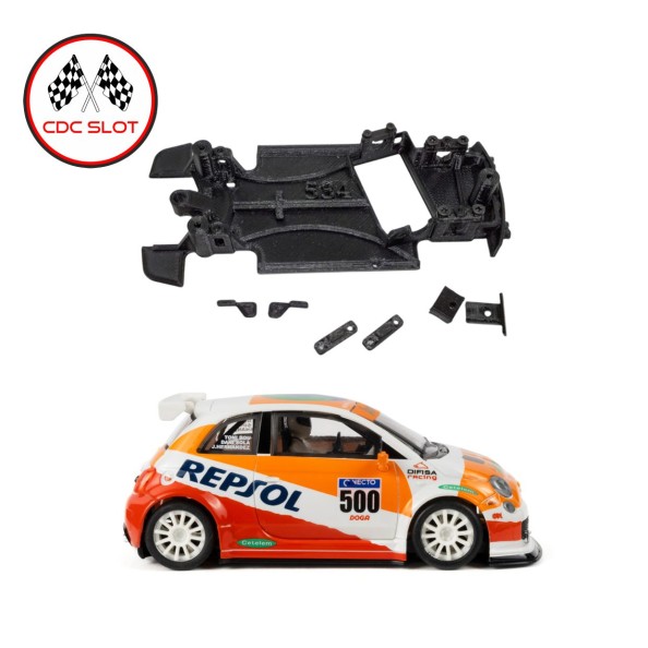 CDC MBAWR534 Chasis 3d angular Abarth 500 NSR...