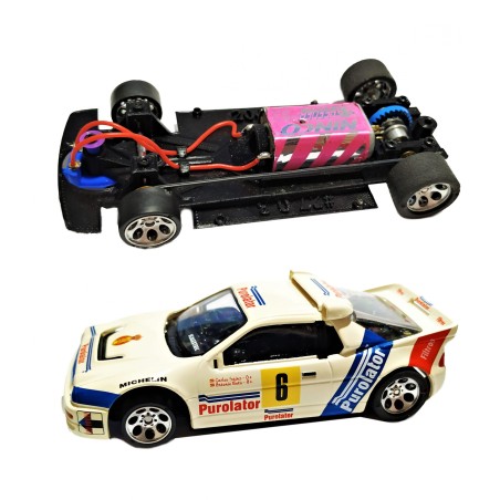 CDC MBIL27 Chasis 3d lineal Ford RS200 Scalextric monoblock