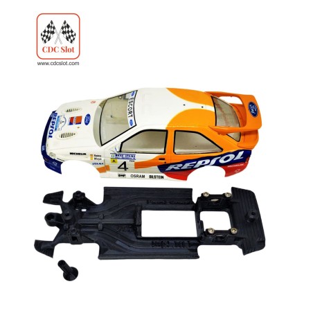 CDC MBIL336 Chasis 3d lineal Ford Scort Cosworth Scalextric monoblock