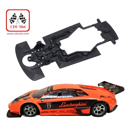 CDC AW55 Chasis 3d Lamborghini Murciélago Black Arrow cuna Slot.it